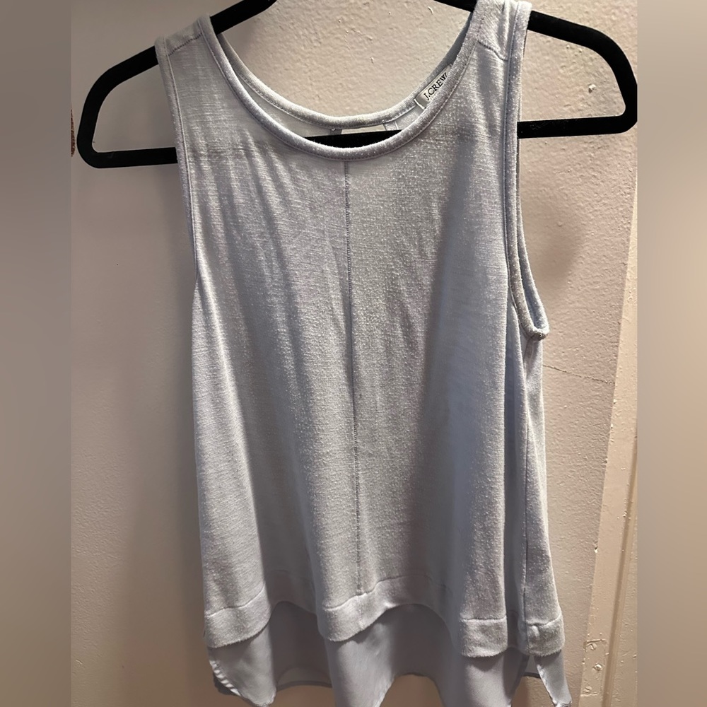 J Crew Tank - Baby Blue